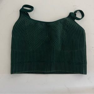 Aerie Offline Sports Bra in Green, Size Xs, NWOT